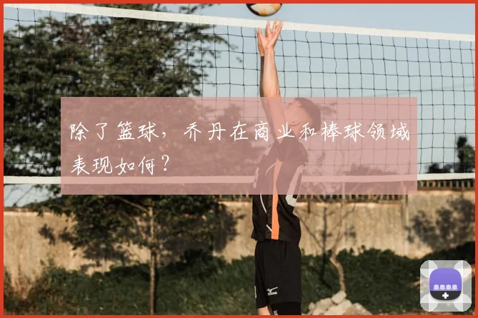 除了篮球，乔丹在商业和棒球领域表现如何？