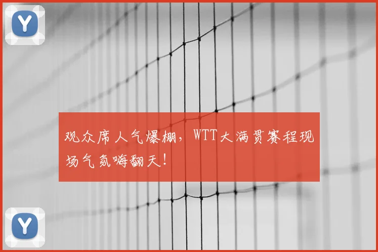 观众席人气爆棚，WTT大满贯赛程现场气氛嗨翻天！